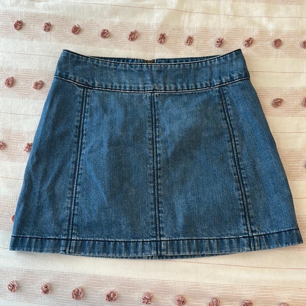 Free People Denim Skirt